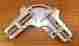9133 0-180 Adjustable Clamp Co Picture Frame Degree Clamps Set Of Two