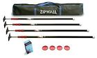 10-foot 641877101942 Zipwall Zp4 Zippole Spring-loaded Poles For Dust Barriers 4-pack