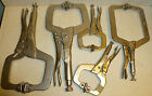 Two-11sp 2-6sp Two-6sp Locking Clamps 5 Vise Grips Vtg Petersen Dewitt 2-11sp 9sp Swivel Pads