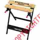 22364 Black Decker Portable Work Bench Folding Tool Stand Table Adjustable Clamping Vise Sawhorse 744022422364