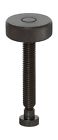31343l Knurled Knob Swivel Screw Clamp With Large Pad Black Oxide
