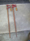 3224 Brink Cotton Two And Bar Clamps Wood Working Estate Find