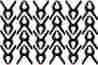 3271sc1 3271sc Se 24pc Spring Clamps 2.5 Inch Black Plastic 706569327113