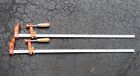 3637-hd Jorgensen Pair Of Bar Clamps Hd Excellent Usa Made