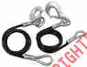 7007500 40-in Cequent Consumer Products Towing Safety Cable Vinyl-coated 042899700753
