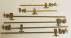 41214a Solid " 7 Six Model Makers 12 Clamps Brass