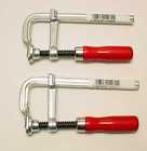 469-0100-050 Turnus Set Of Steel Bar Clamp With Wood Handle Made