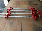 4pc-3 4 Self Standing Feet On Stand Wood Glue Pipe Bar Clamp For Woodworking