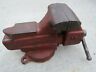 61801 506 Craftsman Heavy Usa Red Adjustable Clamp Vintage Table Vise Bench