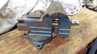 58-7844-4 Vintage Swivel Base Bench Vise With Anvil And Pipe No