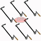 59150 Lot Adjustable Bar Clamp Quick Release Sliding Jaw Wooden Handle