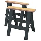 5959 Unbranded Pair Sawhorses Folding