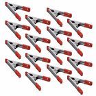 82b-7704  A0 Wideskall Inch Metal Spring Clamps Red Pvc Coated 696229848938