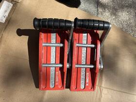 1131346 Abaco Machines Slab Carrier Heavy Duty Stone Lifter / Transporter Set Of 2 Units