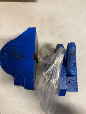 3900-1726 Abs Import Tools Inc Hhip 6 Inch X3 Quick Clamp Mill Vise .375 Jaw 1 Pack