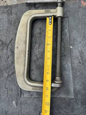 271-200 Acier Forge 9 Inch 200mm Clamp Well-made Heavy-duty C-clamp