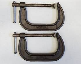 1450-5 Adjustable Clamp Co. Jorgensen Pony 1400-5 Inch C-clamps. Vintage