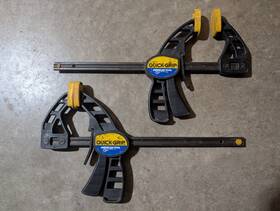 53016 American Tool Company Vtg Co 12 Inch Ratcheting Quick-grip Bar Clamps With 5-1/2 Throat
