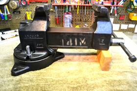 9072 Anchor Vintage 5 Inch Super Heavy Duty Vice 129 Pounds-fully Reconditioned Model 907