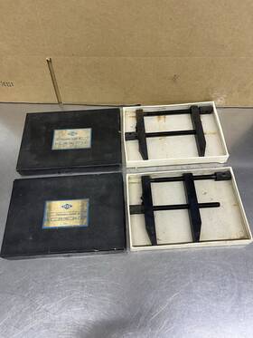Pae-750 Ash Lot Of 2 Precision Toolmaker Parallel Clamp 4 Inch Jaw Opening