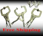 Ate Pro Usa 11 Locking C-clamp W Pad Lot Of 6pc 689958310401