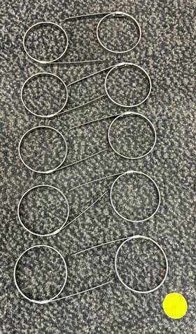 Js2219 Band It Band-it Clamps 201 Stainless Steel 9/16 Inch -2 1/4 Clamping Dia Lip Lock Qt 5