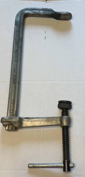 2400-12 Bessey Regular Style 12 Inch Jaw Opening 2400 Lbs Clamp Force 5.5 Depth