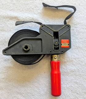 426-cb42 Bessey Vintage Variable Angle Strap Clamp Wood Handle Great Condition