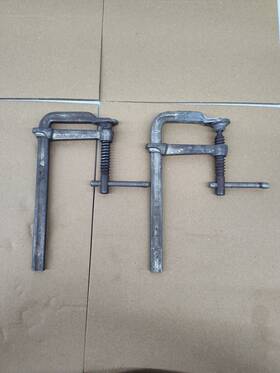 Gs16k Bessey Lot 2 6 In Bar Clamp Tempered Drop-forged Steel Handle And 3 1/8