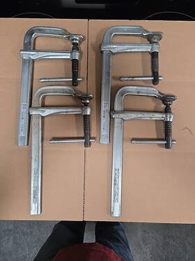 Gz20k Bessey Set Of 4 Clamps Bar