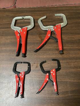 Vgp12406 Blue Point Vgp14412 Locking C Clap 4 Piece Set 2 And