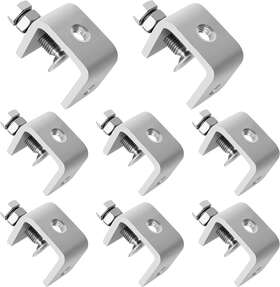 Branded 313105939923 8 Pcs Small C Clamps Heavy Duty Clamp 304 Stainless Steel With Stable Wide New