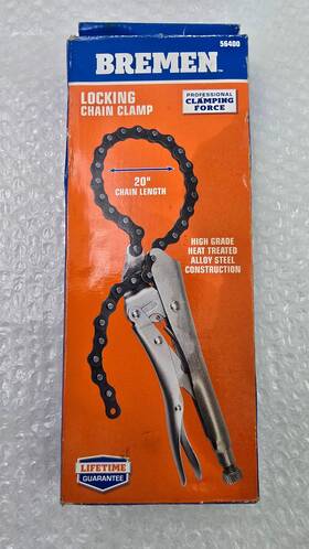 56400 Bremen Locking Chain Clamp 20 Inch Length Item #56400