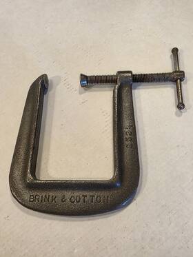 252-1 Brink & Cotton 252-1/2 C-clamp And 252 1/2 Deep Ductile Usa
