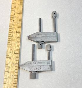 754-c-1 Brown & Sharpe And Machinist Parallel Clamps 2 Pc 1/2 Inch #754-c-1 Usa