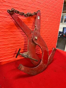 B980 Buske B890 Used Orange Sure Grip Tong Clamp Heavy Duty Model #b980 Good Condition