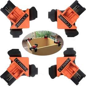 C Casimr 744759405333 90 Degree Corner Clamp 4pcs Adjustable Single Handle Spring Loaded Rig