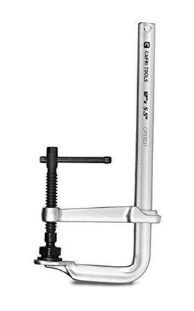Capri Tools 886352110310 12-inch Heavy Duty All Steel Bar Clamp 5-1/2-inch Throat Depth