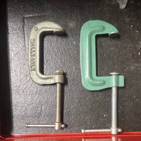 300-cincraft-2 Cincraft 2 Inch In Jaw Size C-clamps Malleable Iron Green/gray