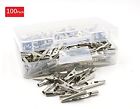 Clip-100 Iexcell 100pcs Silver Tone 601629955735