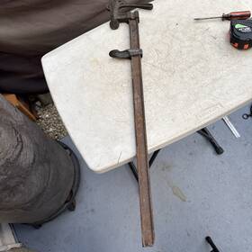 Colt 1881 Bar Clamp 31 Inch Patented Feb 8 By Alva M. - Batavia N. Y. Usa
