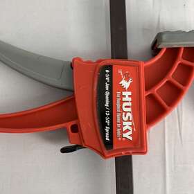 31489 Craftsman Husky Mini Bar Clamp 6-1/4 Inch Jaw Opening 13.5 Spread Trigger Clamps
