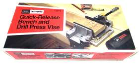 5179 Craftsman Nos Vintage Tools 4 Inch Quick-release Bench And Drill Press Vise