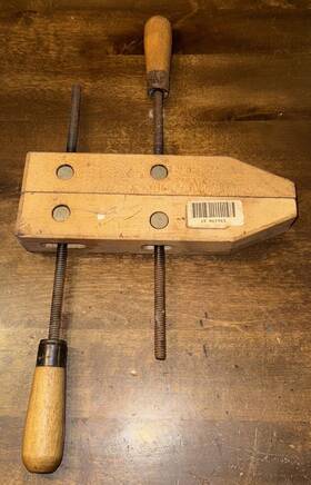 65693 Craftsman 10 Inch Hand Screw Wood Working Clamp In Good Condition