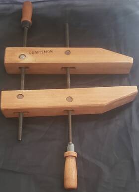 66965 Craftsman 65965 Vintage Tool Wooden 14 Inch Wood Clamp