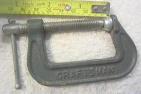 66672 Craftsman Vtg C-clamp 2 Inch Usa Tool Adjustable