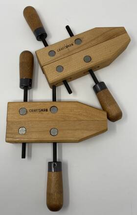 My65961 Craftsman Two 7 Inch Adjustable Wood Gluing Clamps 65961