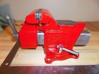 D43-1 D110 Powdercoated Base " Usa Vise 3-1 Red Swivel 2 2-m4 Bench Columbian