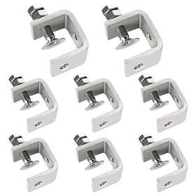 Dajave 735626103346 8pcs 304 Stainless Steel C Clamps Heavy Duty C-clamp Woodworking Clamp With
