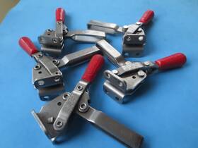 207-uss De-sta-co 5 Pc. Lot Vertical Hold Toggle Clamp 450 Lbs Gently Used